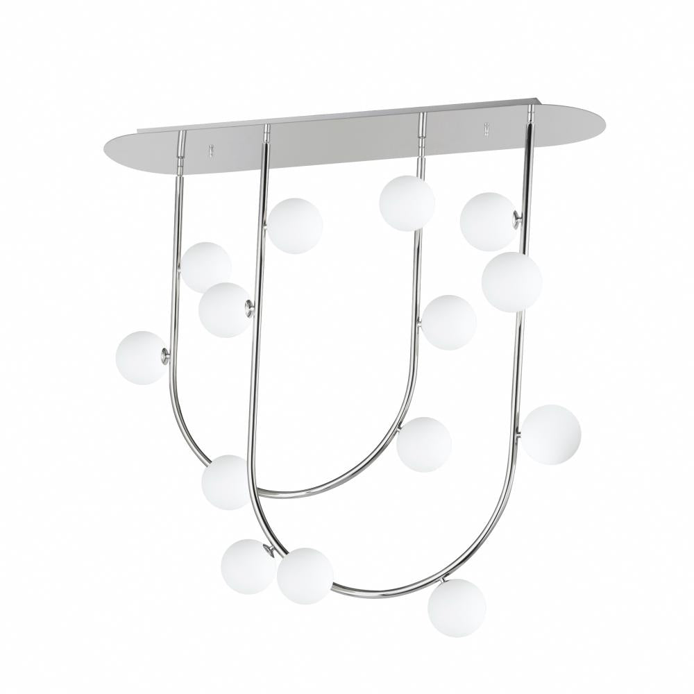 Studio M Lighting SM24914PC Contour 14-Light Fixed Stem Ceiling Light 4000K