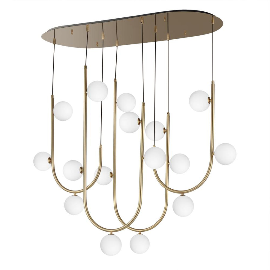 Studio M Lighting SM24916HR Contour 16-Light Cord Hung Pendant 3000K