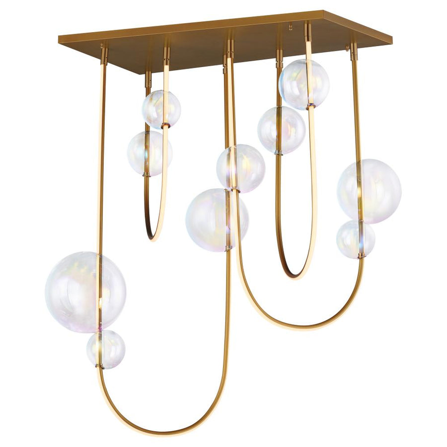 Studio M Lighting SM24936IRNAB Dreamer Rectalinear LED Pendant