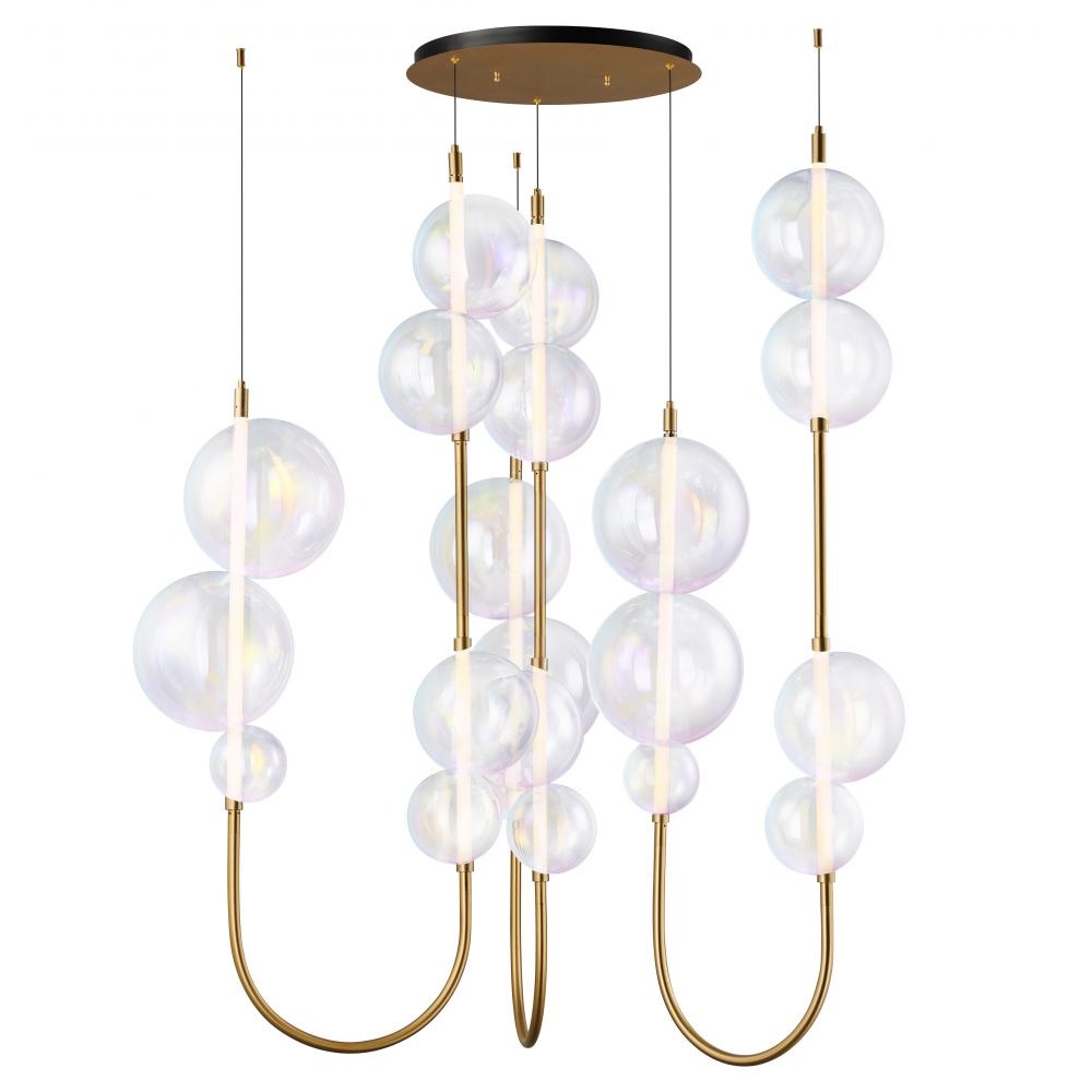 Studio M Lighting SM24938IRNAB Dreamer 54" LED Cord Hung Pendant