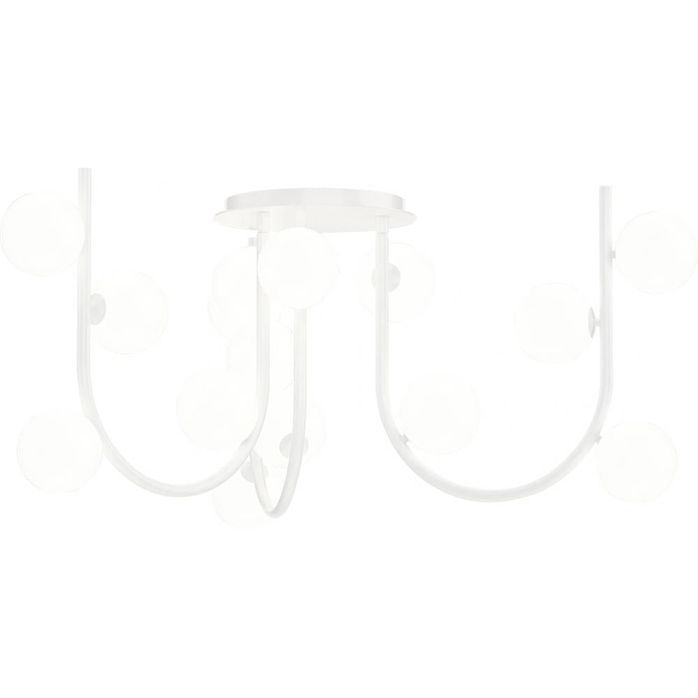 Studio M Lighting SM24953WT Contour MTO Contour 15-Light MTO Fixed Pendant - Oxford White