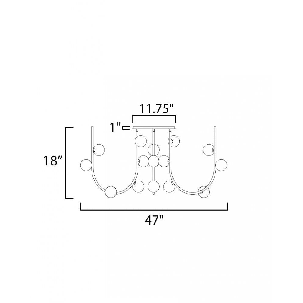 Studio M CONTOUR MTO SM24953TP Chandelier Traditional - Taupe - Alternate view