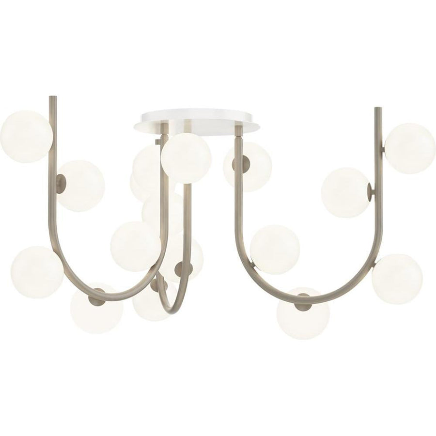 Studio M Lighting SM24963TP Contour MTO Contour 18-Light MTO Fixed Pendant - Taupe