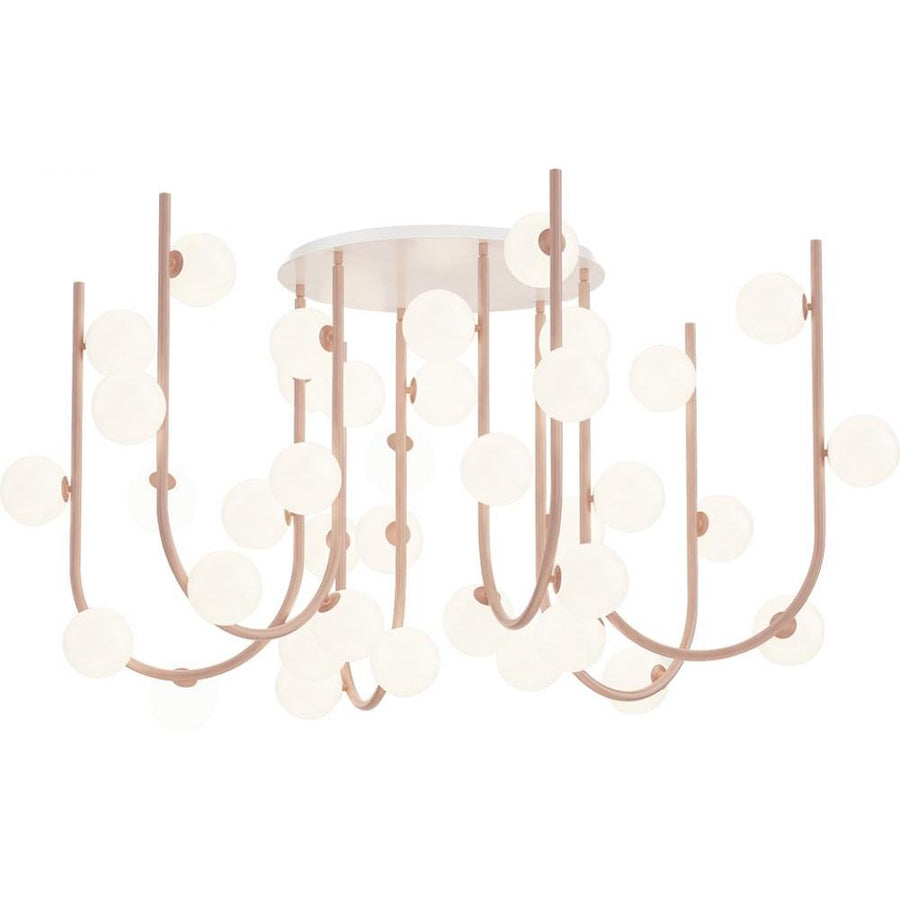 Studio M Lighting SM24966PP Contour MTO Contour 36-Light MTO Fixed Pendant - Palazzo Pink