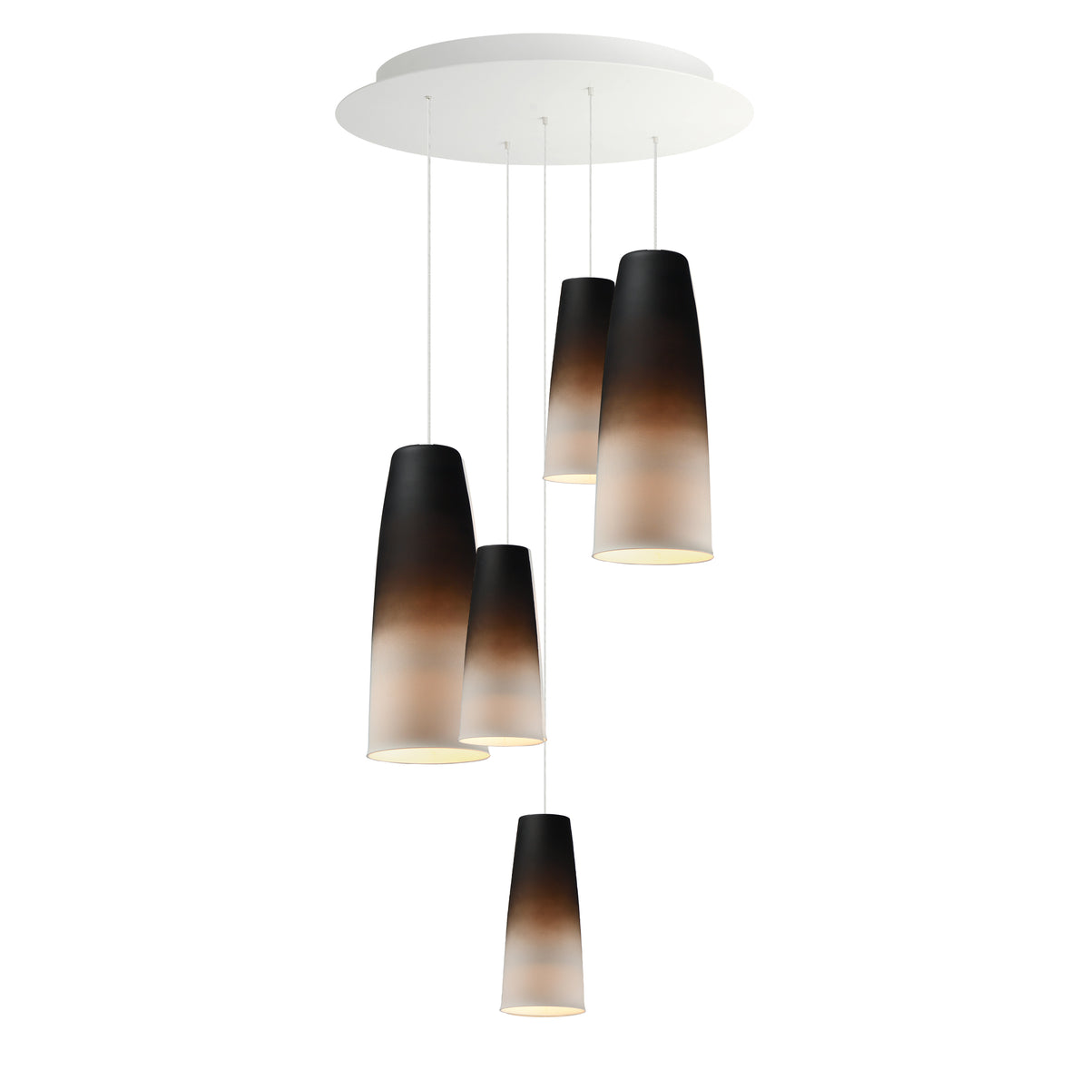Studio M Lighting SM30005OMB Stream 5-Light LED Pendant