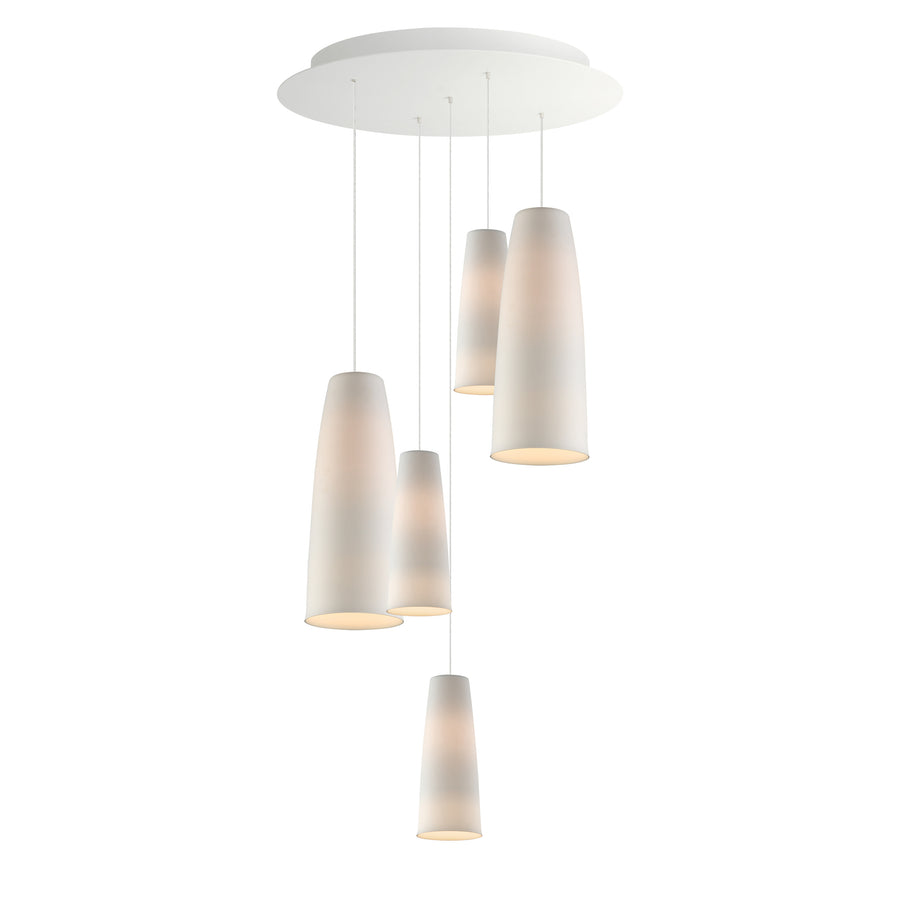 Studio M Lighting SM30005WT Stream 5-Light LED Pendant