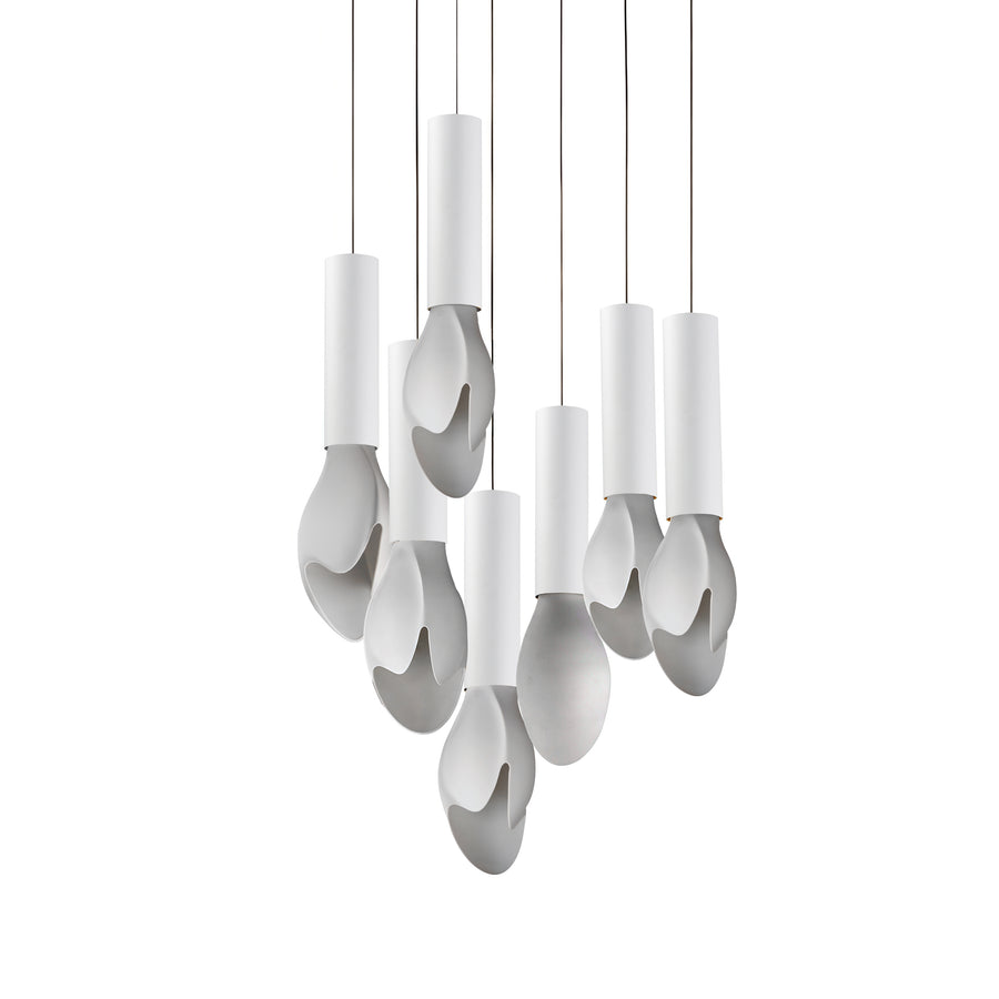 Studio M Burgeon SM30147WTWT Multi-Light Pendant - White