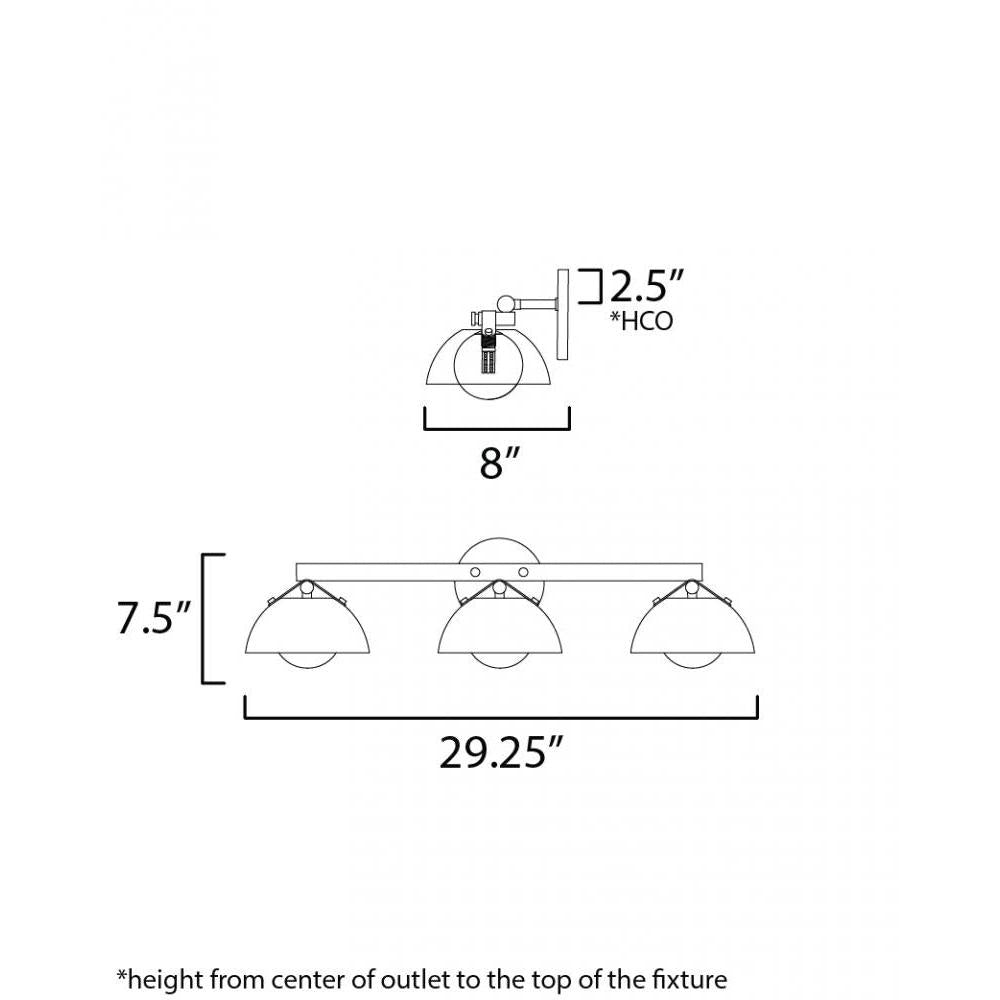 Studio M DOMAIN SM31003MSKNAB Bathroom Fixture - Natural Aged Brass - Alternate view