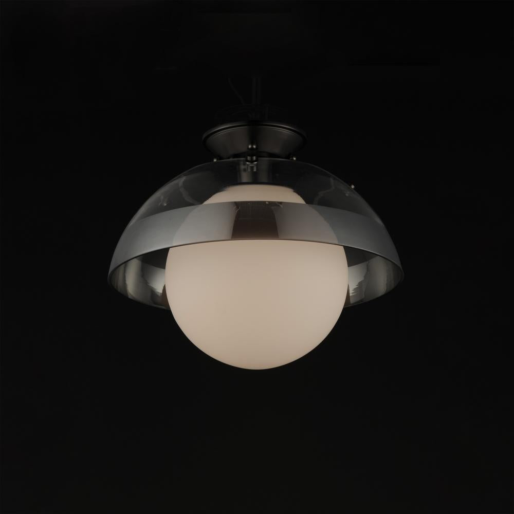 Studio M DOMAIN SM31009MSCLGM Semi Flush Mt Traditional - Gunmetal - Alternate view