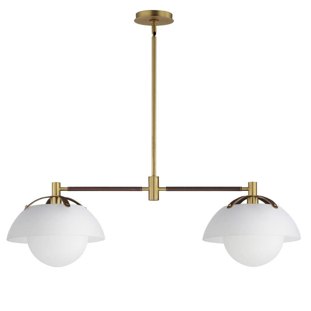 Studio M Lighting SM31012FTNAB Domain 2-Light Pendant