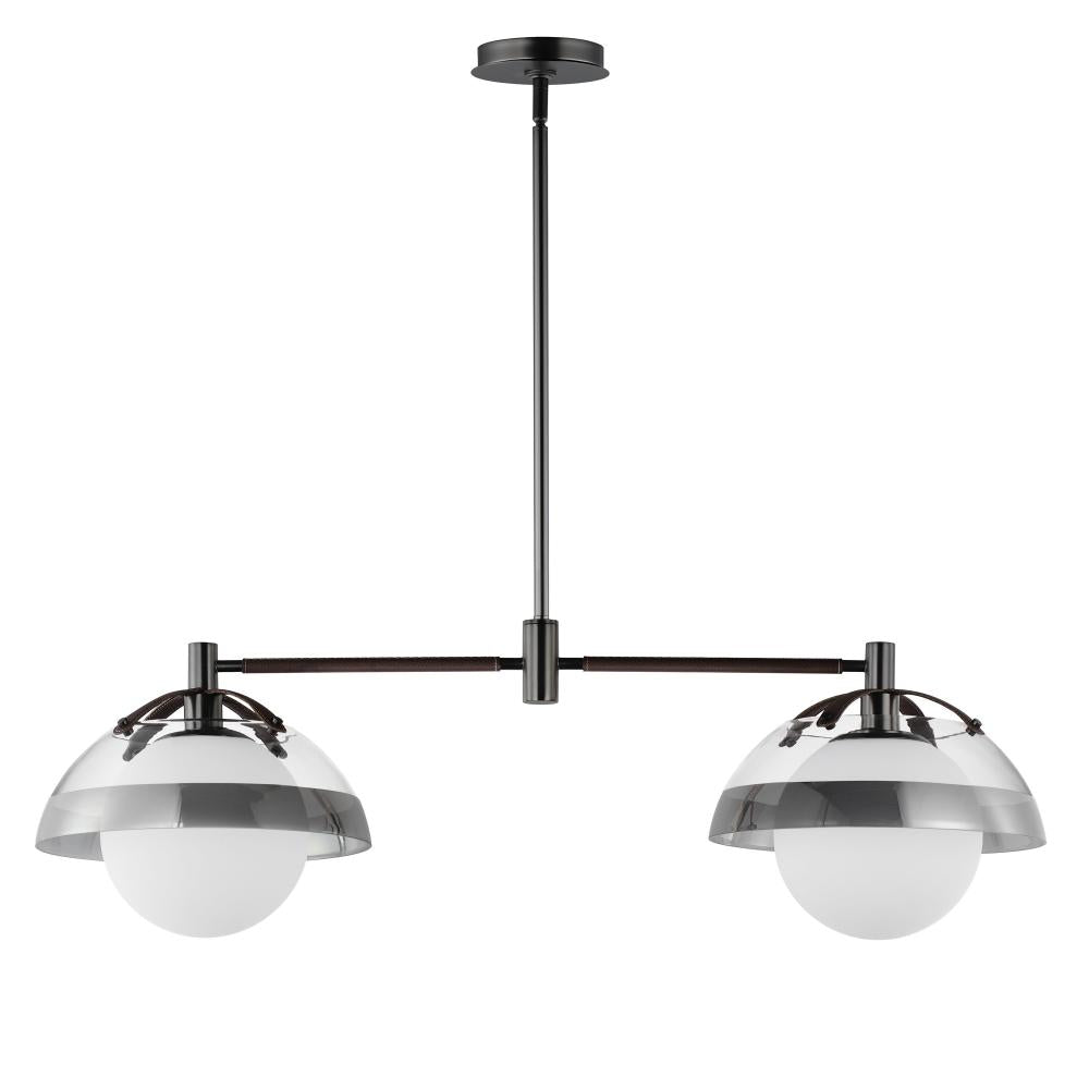 Studio M Lighting SM31012MSCLGM Domain 2-Light Pendant