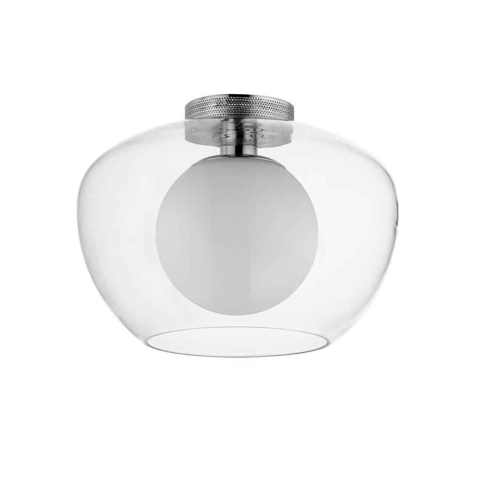 Studio M Lighting SM31084CLPC Incognito 14" Surface Mount - Clear/Chrome