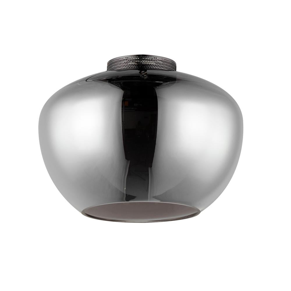 Studio M Lighting SM31084MSKGM Incognito 14" Surface Mount - Smoke/Gunmetal