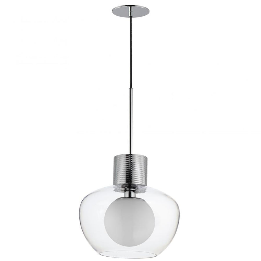 Studio M Lighting SM31086CLPC Incognito 14" Pendant - Clear/Chrome