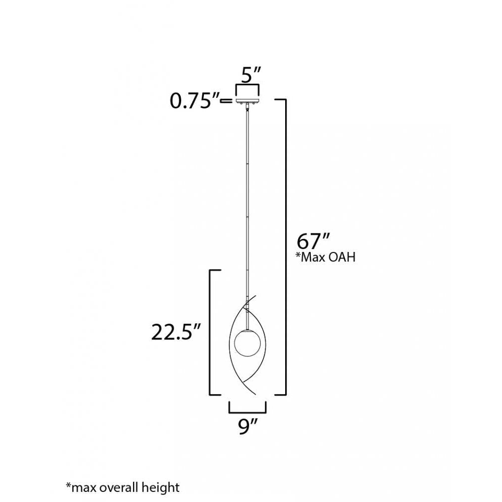 Studio M CHIPS SM32361SWMW Pendant Traditional - Matte White - Alternate view