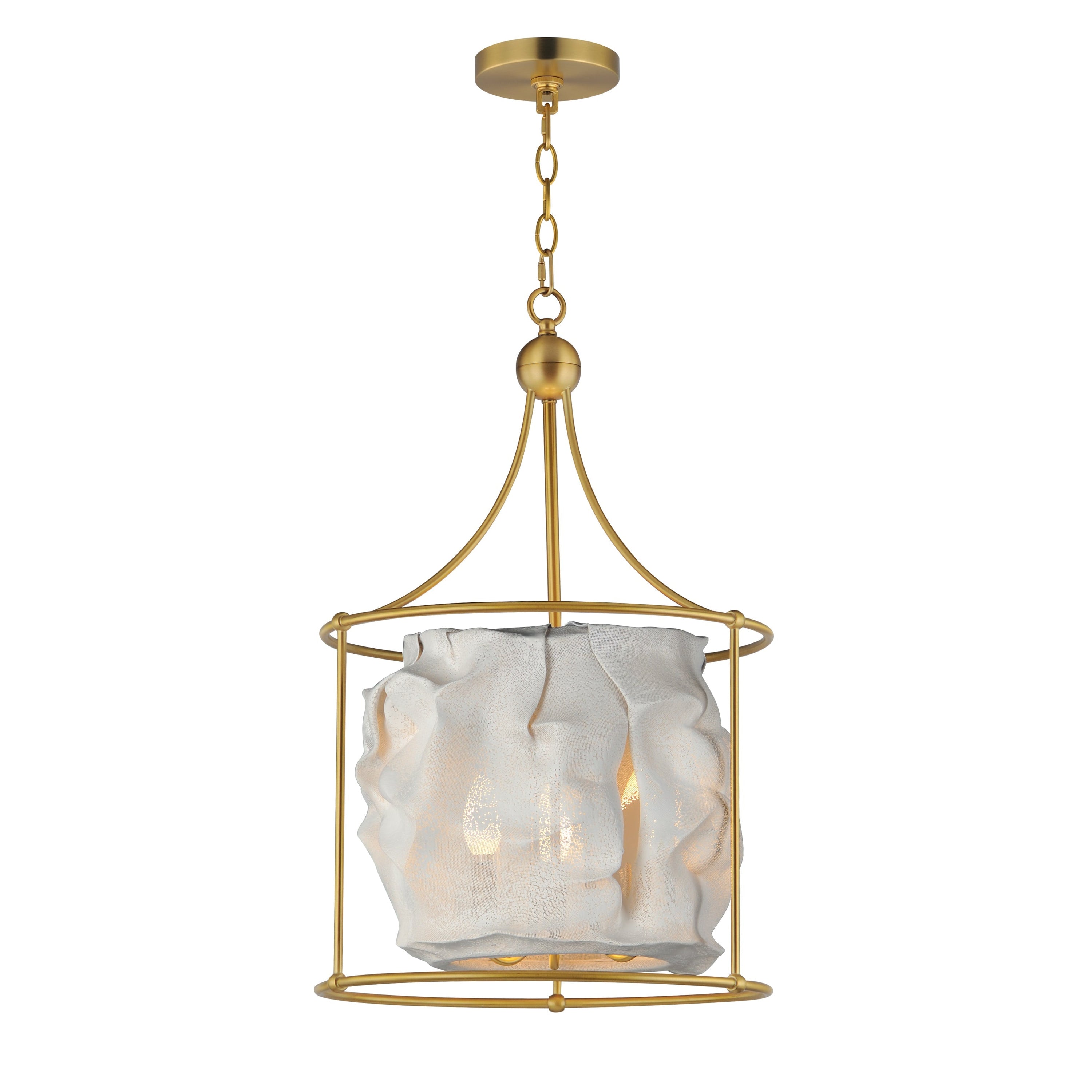 Studio M SHROUD SM42403WTNAB Single Pendant - Natural Aged Brass