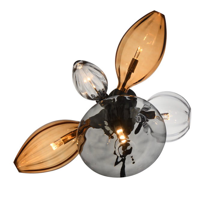 Studio M Lighting SM49300EMSKBK Ray Dance Cluster Ray Dance LED Wall Sconce