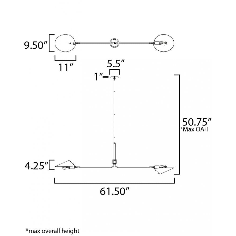 Studio M CAVALIER SM81802NAB Pendant Traditional - Natural Aged Brass - Alternate view