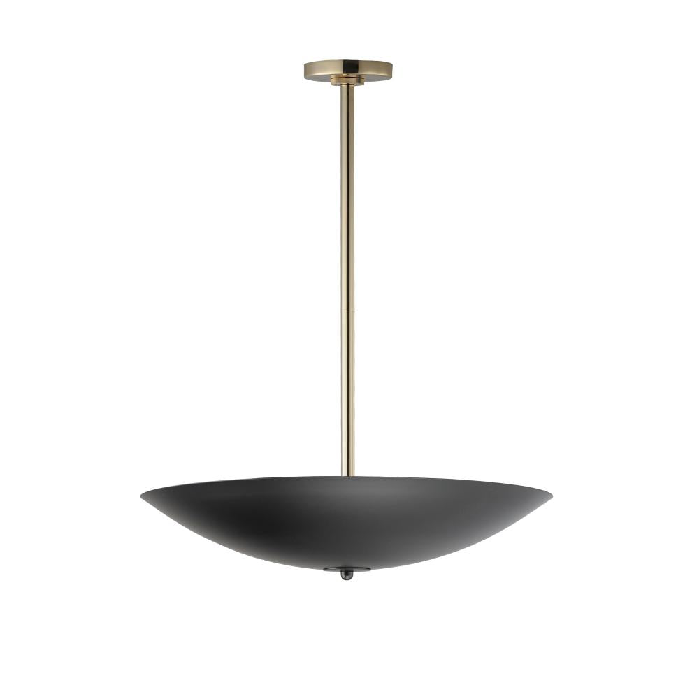Studio M Lighting SM81854BKFG Vesta 24" LED Pendant/Semi-Flush