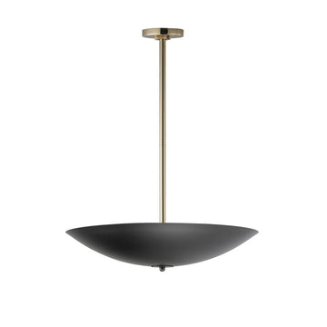 Studio M Lighting SM81854BKFG Vesta 24" LED Pendant/Semi-Flush
