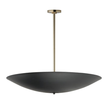 Studio M Lighting SM81856BKFG Vesta 36" LED Pendant/Semi-Flush