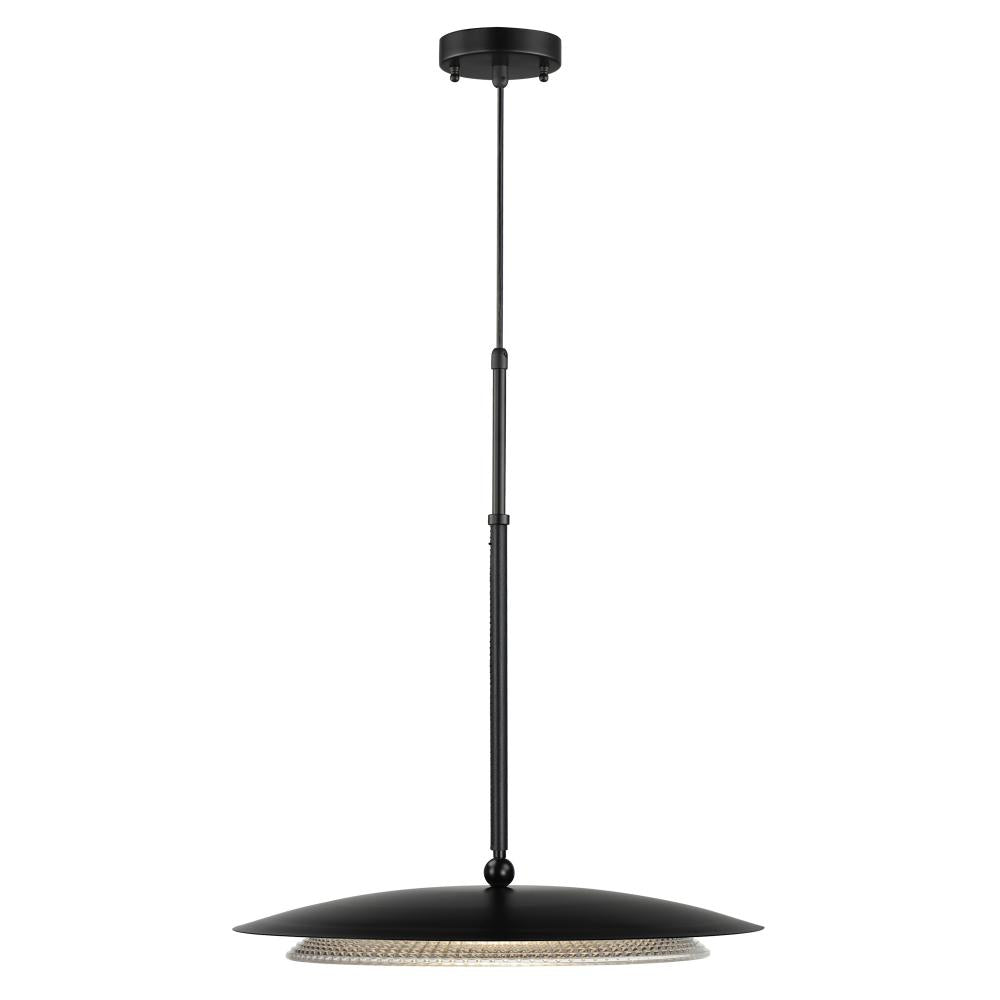 Studio M Lighting SM81862CRBK Prismatic 20" LED Pendant