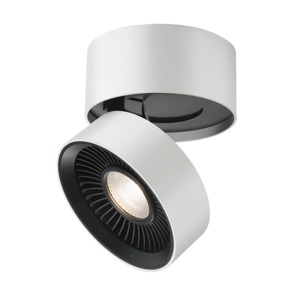 Kuzco FM9405-WH-UNV Solo 5-in LED Flush Mount, Damp Rated, White