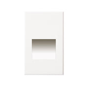 Kuzco Sonic ER3005-WH-12V Exterior Low Voltage Wall/Step Light Fixture, UL Damp Rated, White