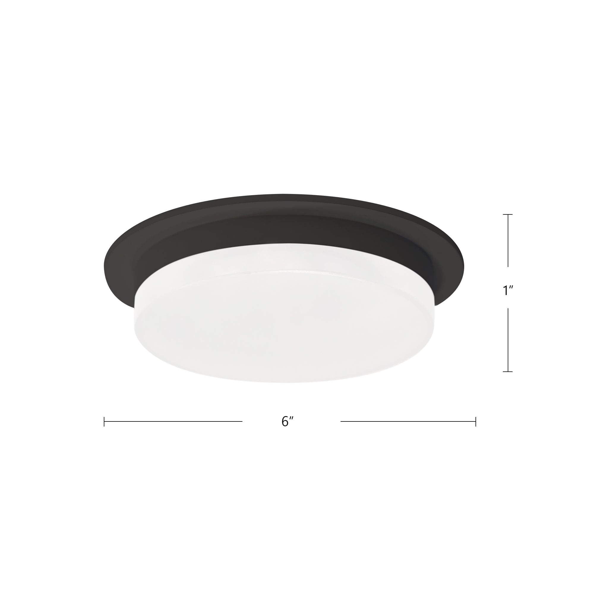 Stockton, Flush Mount, 6" – White – FM42706-WH