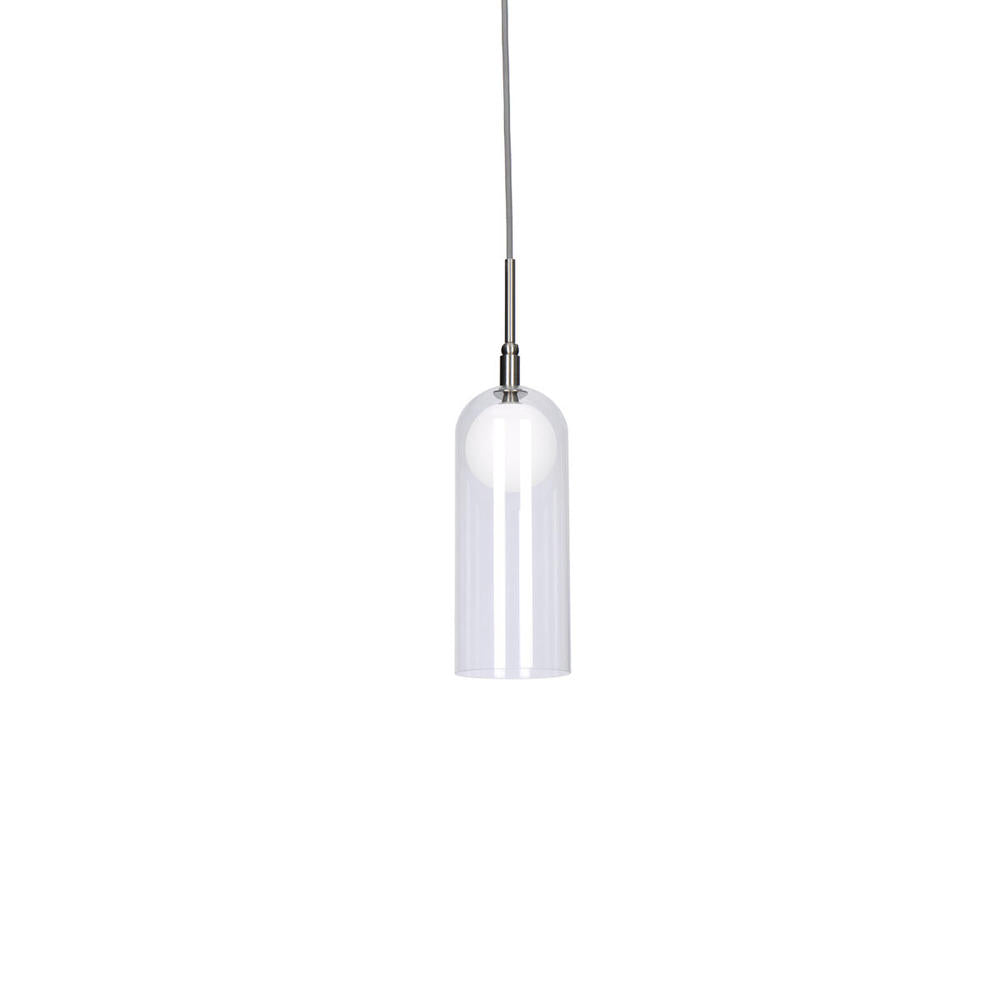 Kuzco PD19804-BN Stylo 4-in Pendant, LED, Down Light, Brushed Nickel
