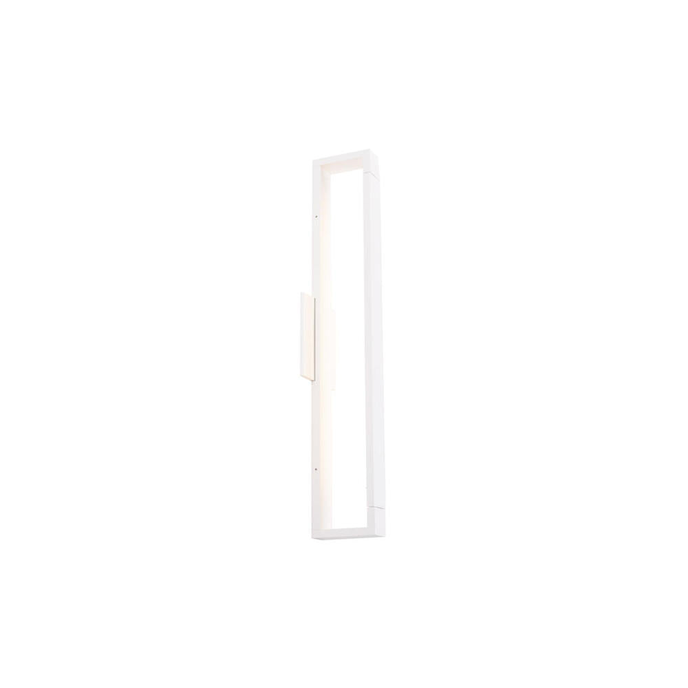 Kuzco WS24324-WH Swivel 24-in White LED Wall Sconce, UL Damp Rated, White