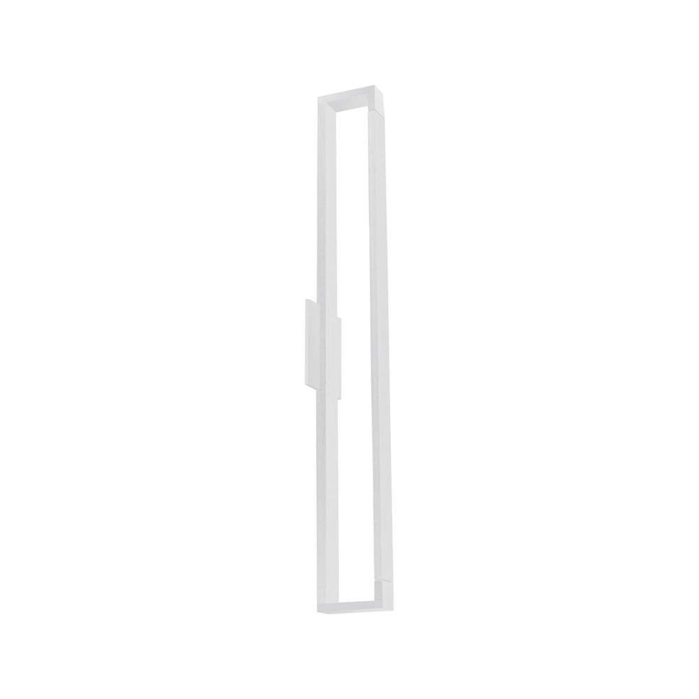 Kuzco WS24332-WH Wall Sconce, 32-in White LED, Adjustable Directional Light, Rectangular Design