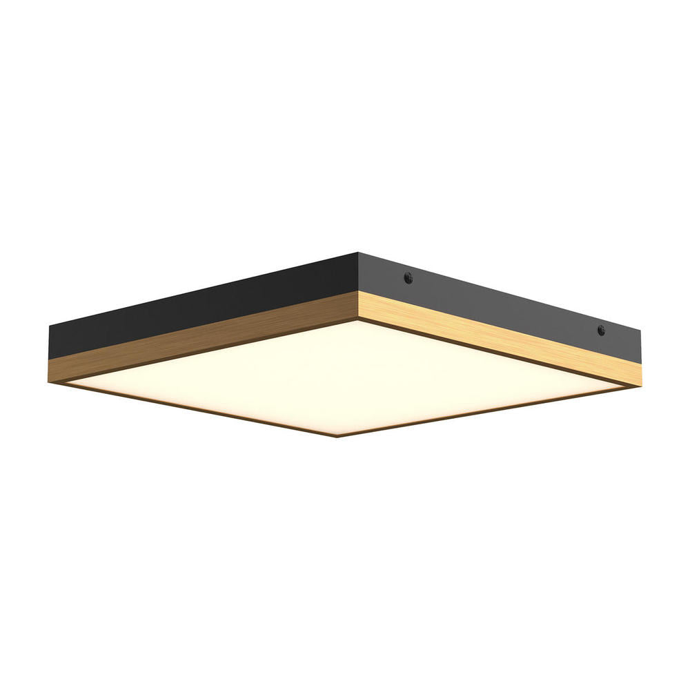 ALORA MOOD Lighting FM553214AGMB Flush Mount, UL Damp Rated, Aged Gold/Matte Black
