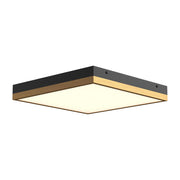 ALORA MOOD Lighting FM553214AGMB Flush Mount, UL Damp Rated, Aged Gold/Matte Black