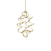 Kuzco Synergy CH93934-AN LED Chandelier, 34-in, Antique Brass