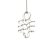 Kuzco CH93934-AS Synergy 34-in LED Chandelier, UL Damp Rated, Antique Silver