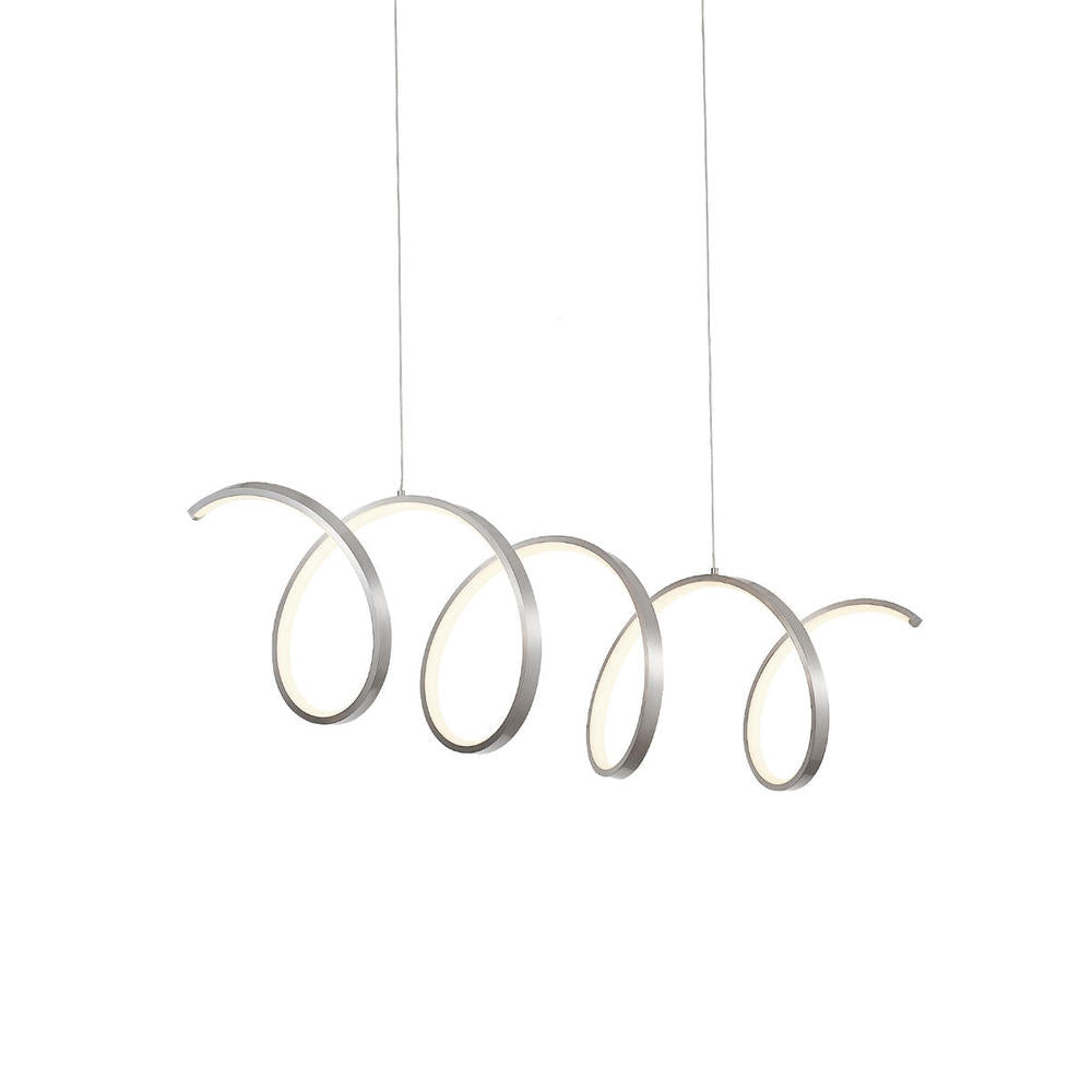 Kuzco Synergy LP93742-AS Linear Pendant, UL Damp Rated, Antique Silver