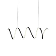 Kuzco Synergy LP93742-BK Linear Pendant, LED, Black