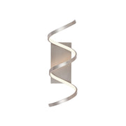 Kuzco WS93724 Antique Silver LED Wall Sconce, UL Damp Rated, Antique Silver