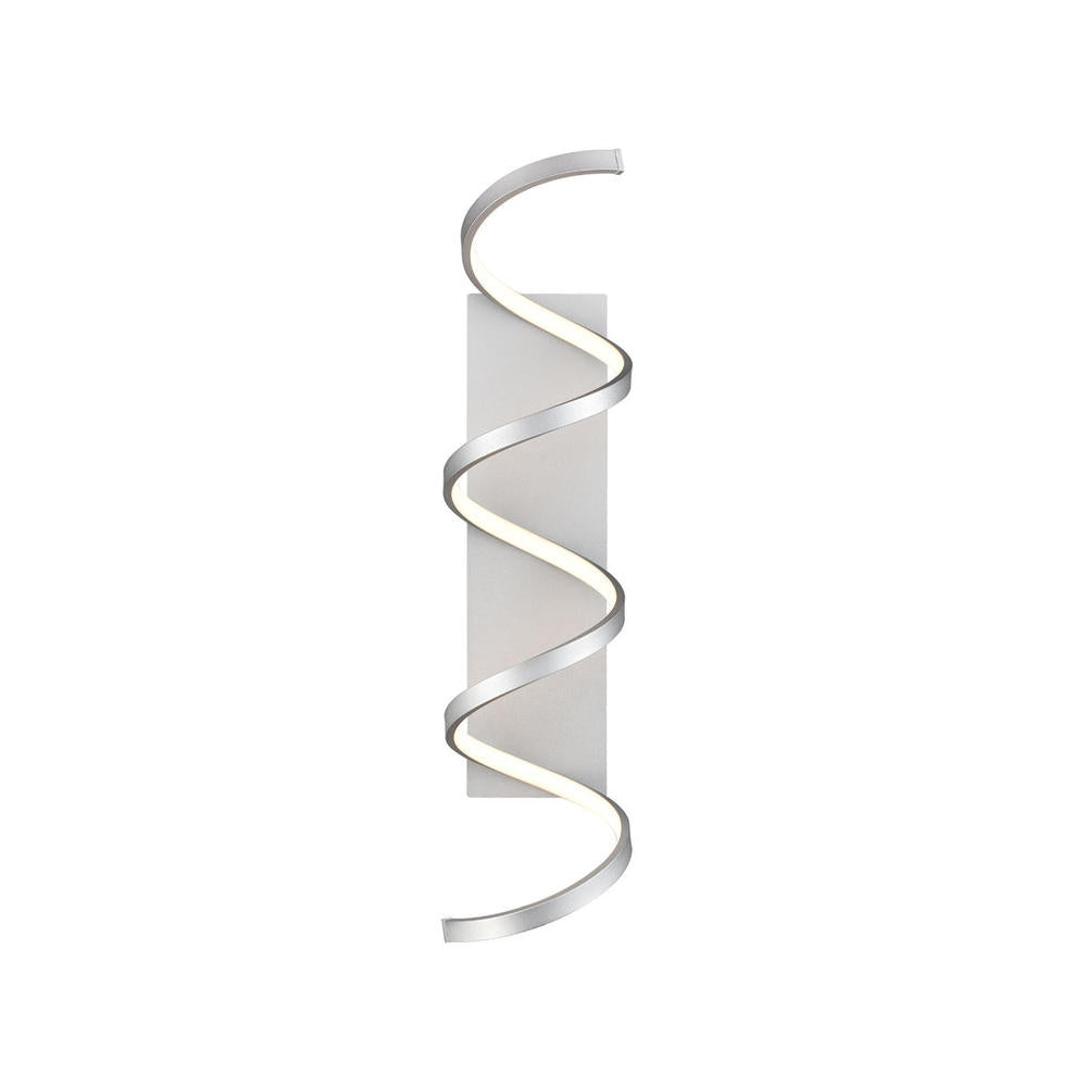 Kuzco Synergy 30-in WS93730-AS Wall Sconce, UL Damp Rated, Antique Silver