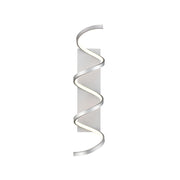 Kuzco Synergy 30-in WS93730-AS Wall Sconce, UL Damp Rated, Antique Silver