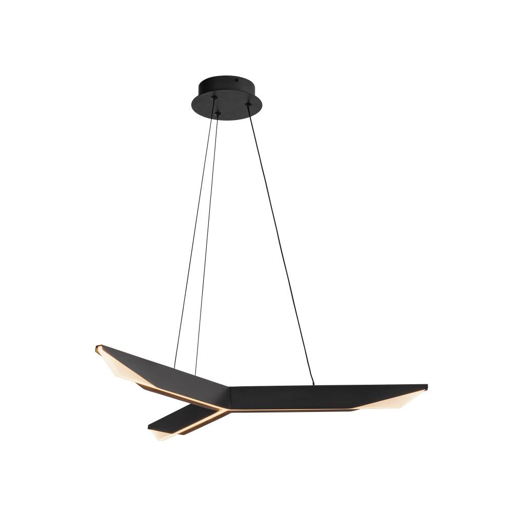 Kuzco Tachi PD64231-UB-UNV-010 Pendant Light Fixture, UL Damp Rated, Urban Bronze
