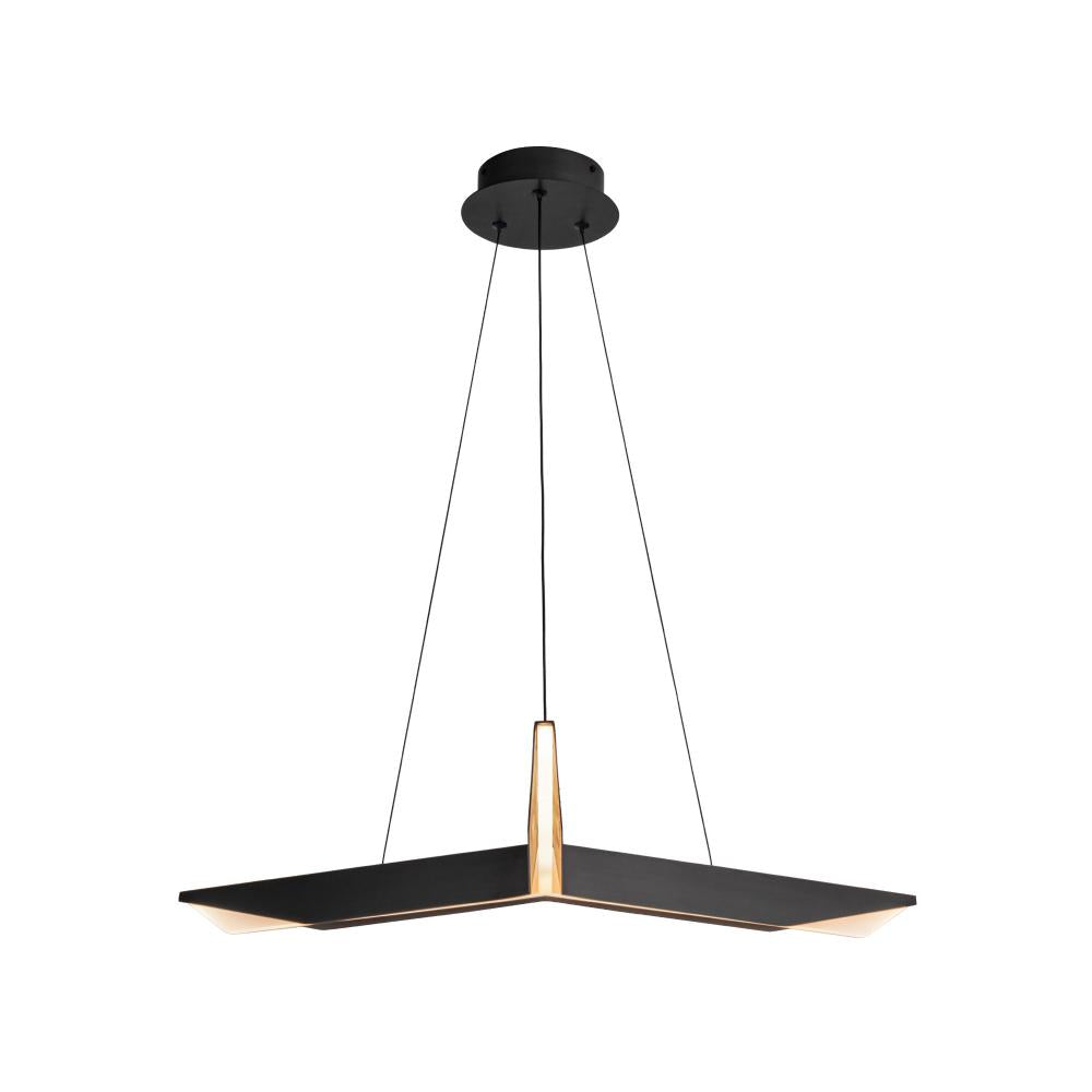 Kuzco Tachi PD64231-UB-UNV-010 Pendant Light Fixture, UL Damp Rated, Urban Bronze