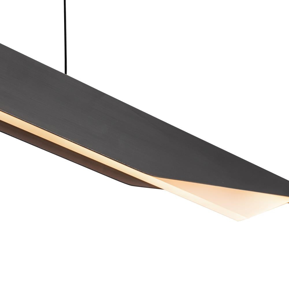 Kuzco Tachi PD64231-UB-UNV-010 Pendant Light Fixture, UL Damp Rated, Urban Bronze