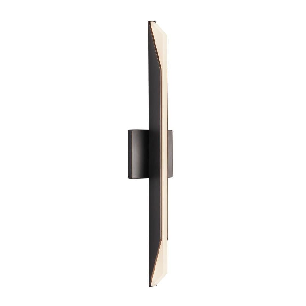 Kuzco Lighting VL64225-UB Tachi 25-in Urban Bronze LED Vanity Light Fixture, UL Damp Rated, Satin Nickel
