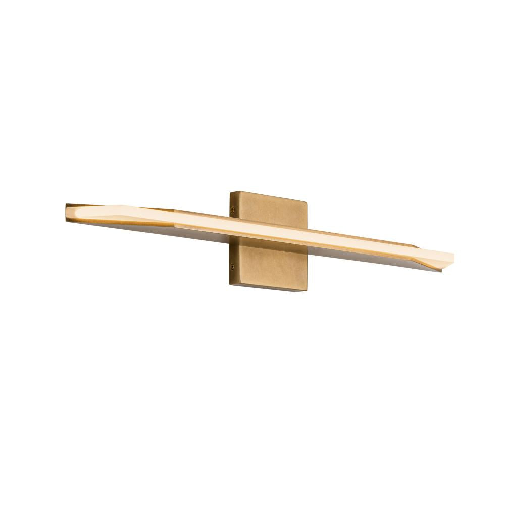 Kuzco Tachi VL64225-VB Vanity Light Fixture, UL Damp Rated, Vintage Brass