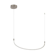 Kuzco Lighting LP89036-BN Linear Pendant, 36-in, Brushed Nickel