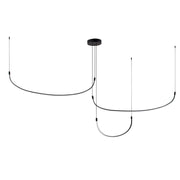 Kuzco Talis MP89370-BK Multi Pendant, UL Damp Rated, Black