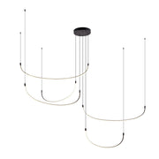 Kuzco MP89590-BK Multi Pendant, LED, Black