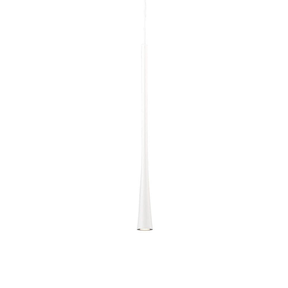 Kuzco Lighting PD15816-WH Pendant, 16-in White LED, Conical Shade, White